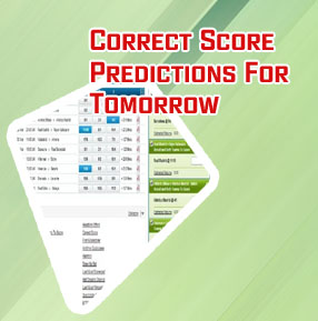 Prediction site for correct score tomorrow
